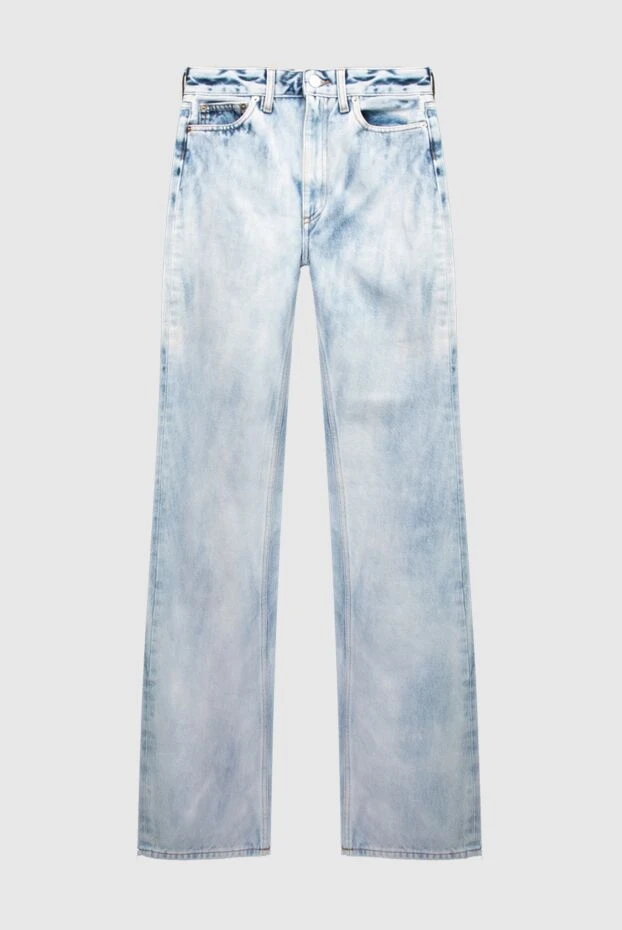 Blue cotton jeans for women