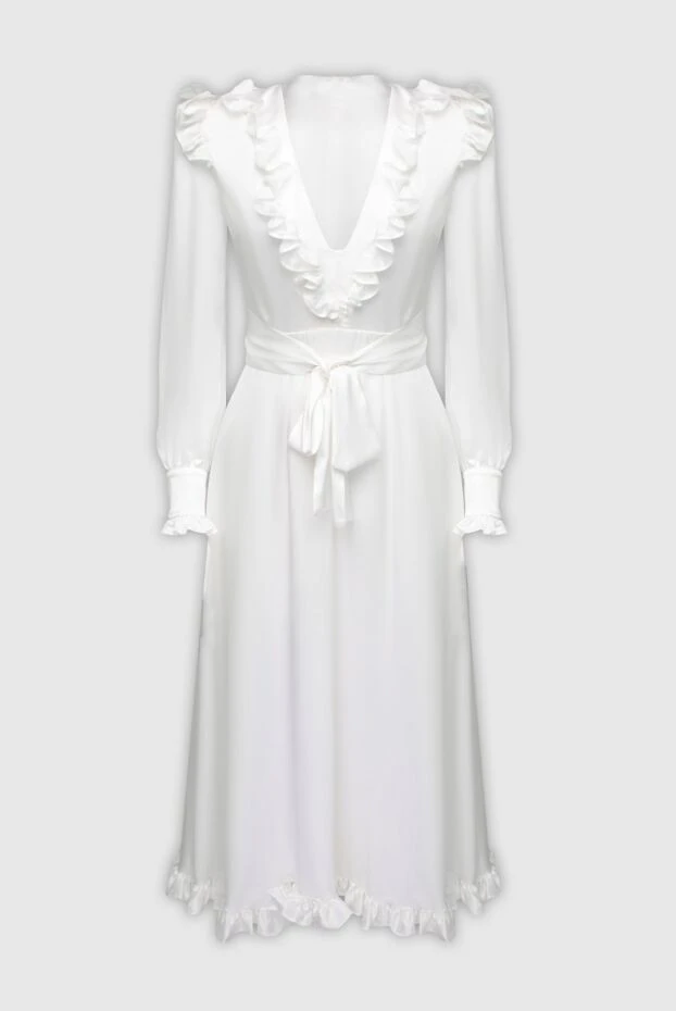 Alessandra Rich жіночі сукня з шовку біла жіноча купити фото з цінами 168944 - фото 1