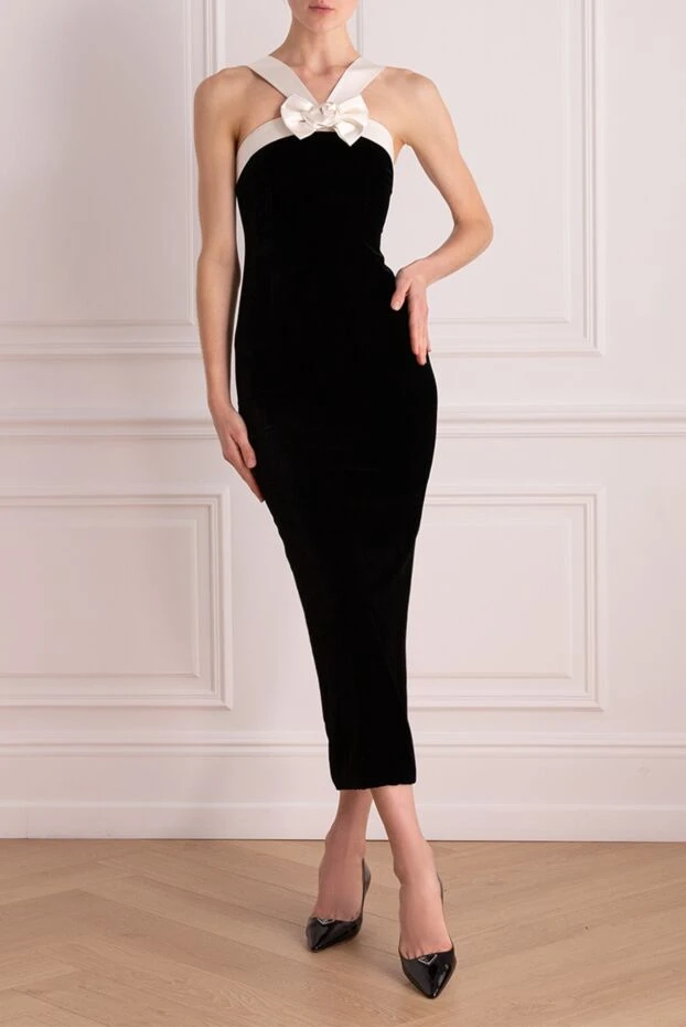 Alessandra Rich женские платье черное женское купить с ценами и фото 168945 - фото 2