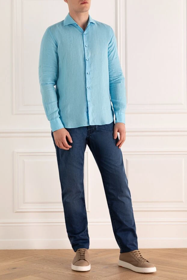 Jacob Cohen man cotton and polyester jeans blue for men buy with prices and photos 168966 - photo 2