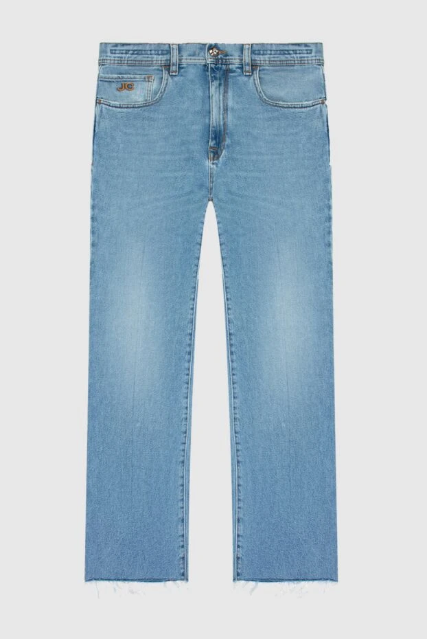 Light blue women's straight jeans