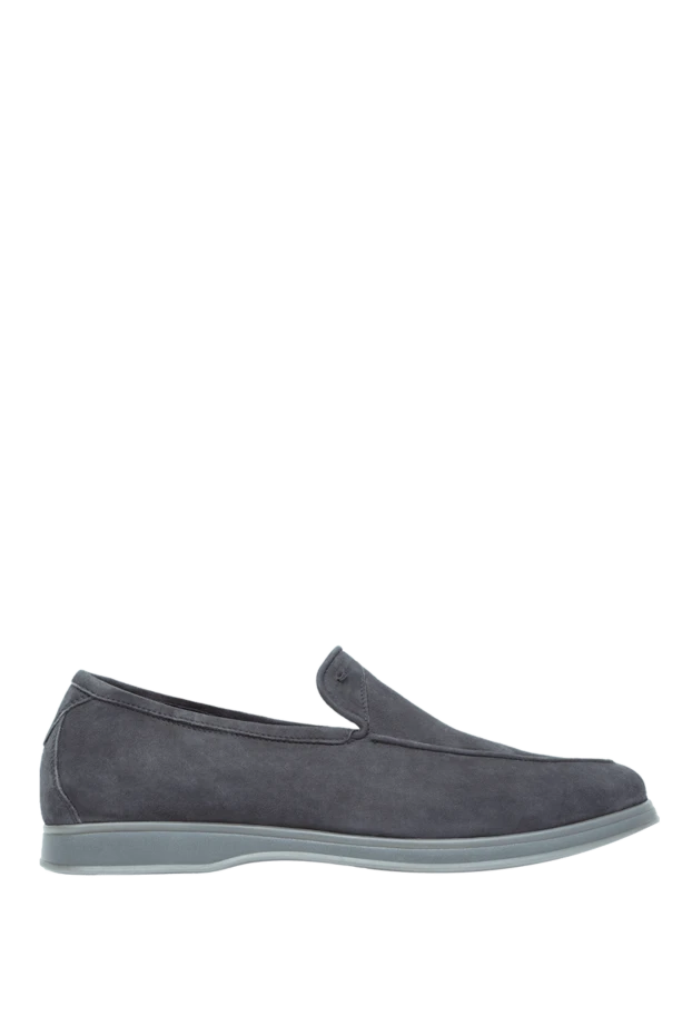 Andrea Ventura man gray suede loafers for men 168991 - photo 1