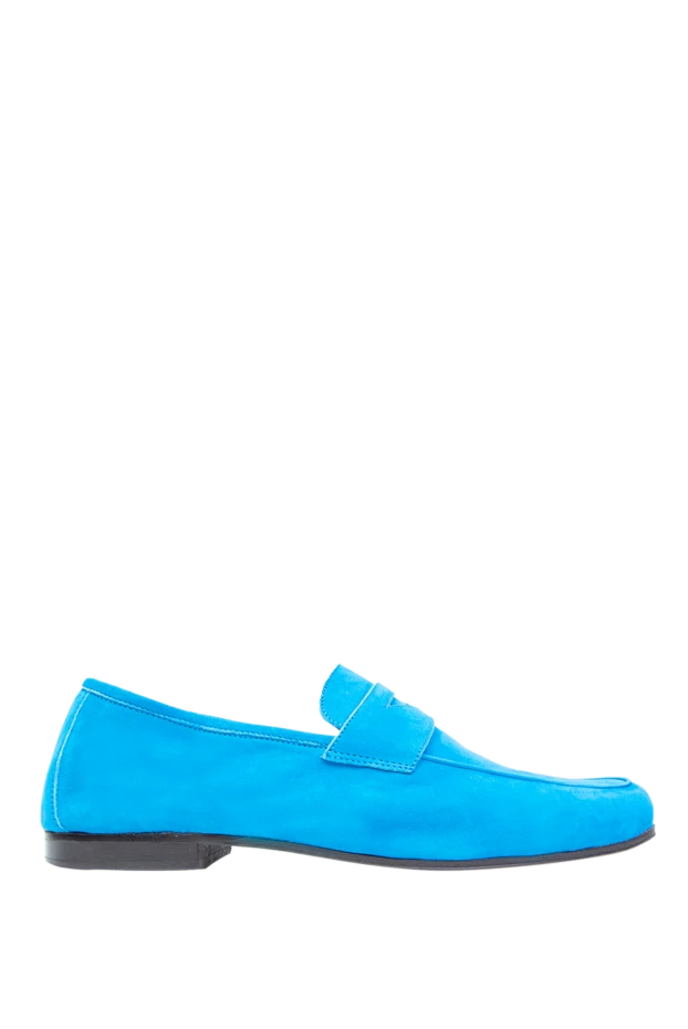 Andrea Ventura man blue suede loafers for men buy with prices and photos 168998 - photo 1