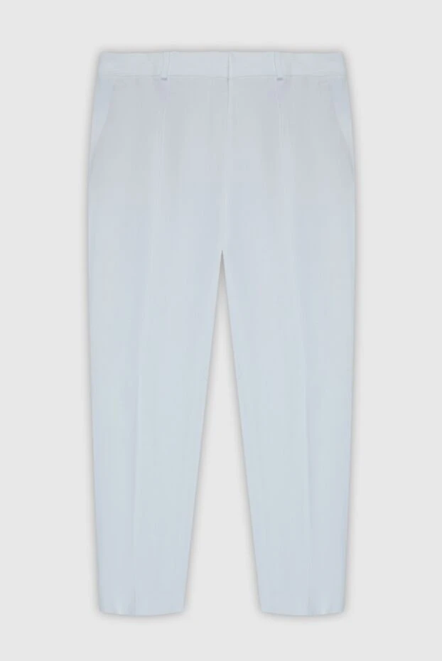 Loro Piana woman white linen trousers for women 169020 - photo 1