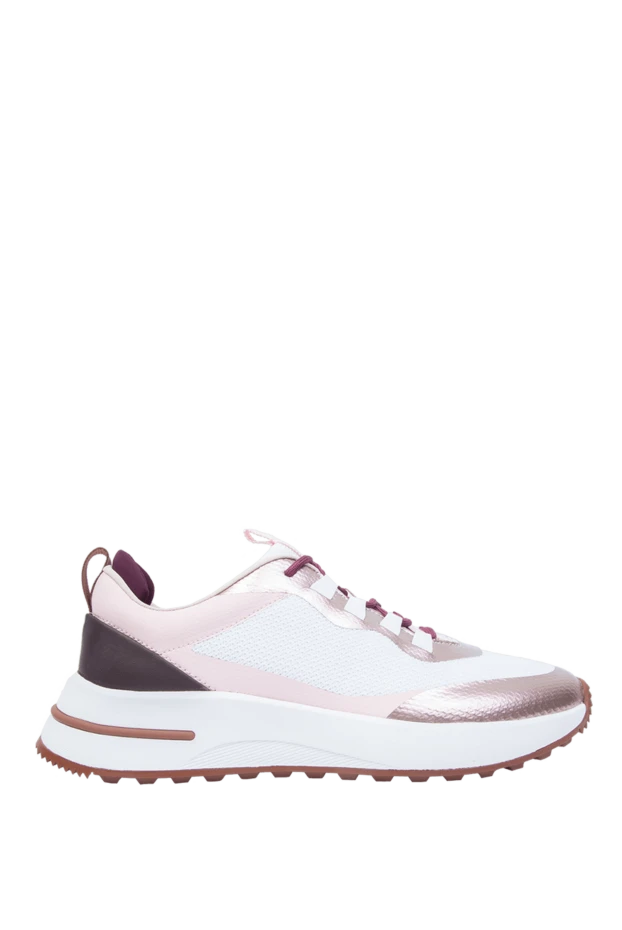 Loro Piana woman pink textile and leather sneakers for women buy with prices and photos 169031 - photo 1