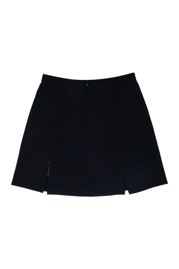 Black acetate and viscose skirt for women