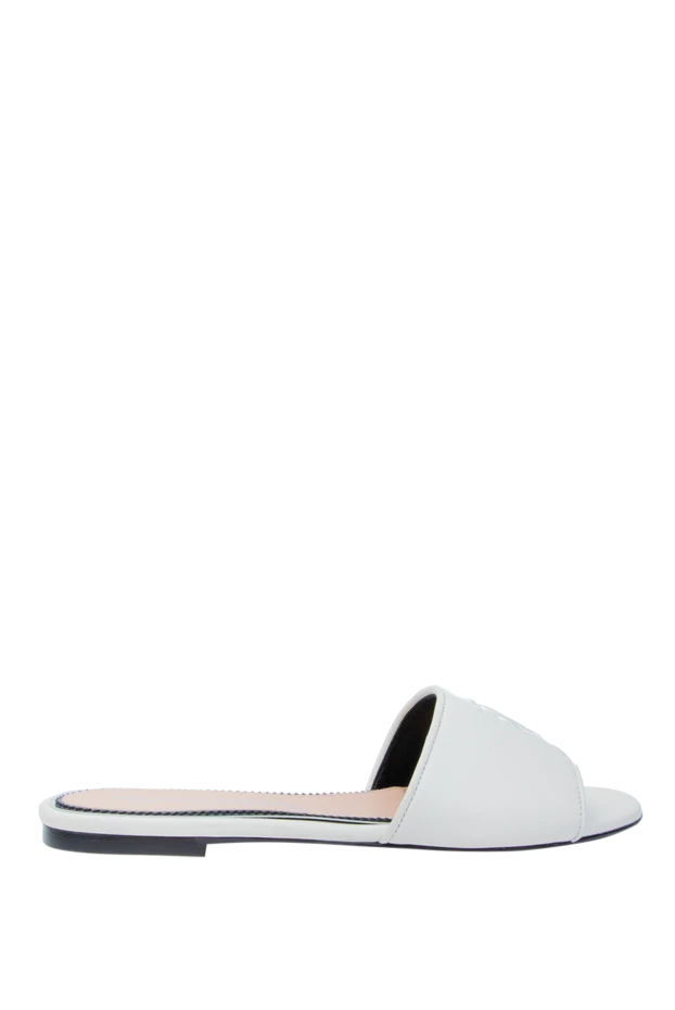 Ermanno Scervino woman white leather flip-flops for women buy with prices and photos 169052 - photo 1
