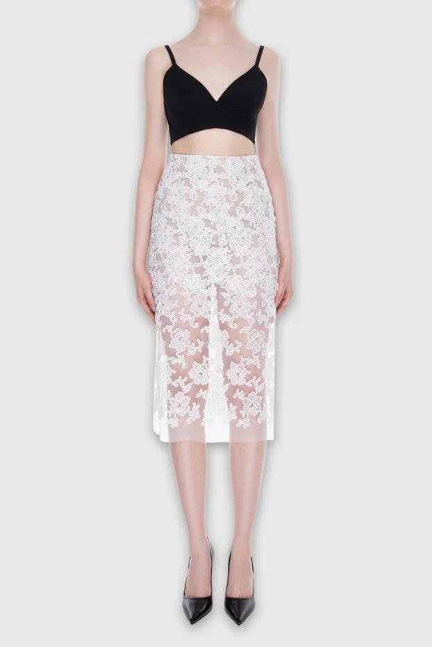 Ermanno Scervino woman white cotton and polyamide skirt for women buy with prices and photos 169055 - photo 2