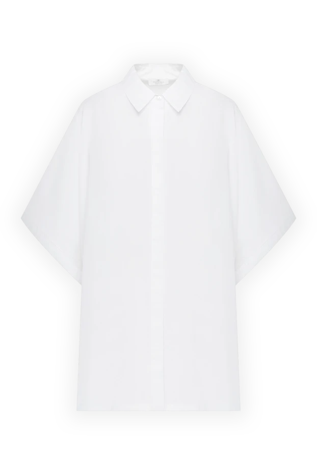 Panicale женские блуза из хлопка белая женская купить с ценами и фото 169077 - фото 1