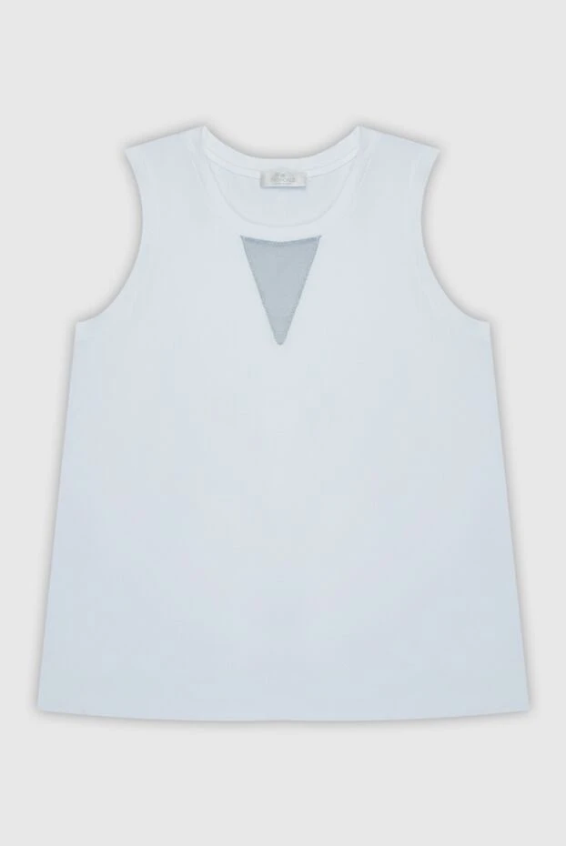Panicale женские футболка из вискозы белая женская купить с ценами и фото 169089 - фото 1