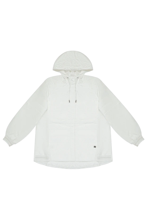 Panicale woman women's white polyester jacket 169097 - photo 1