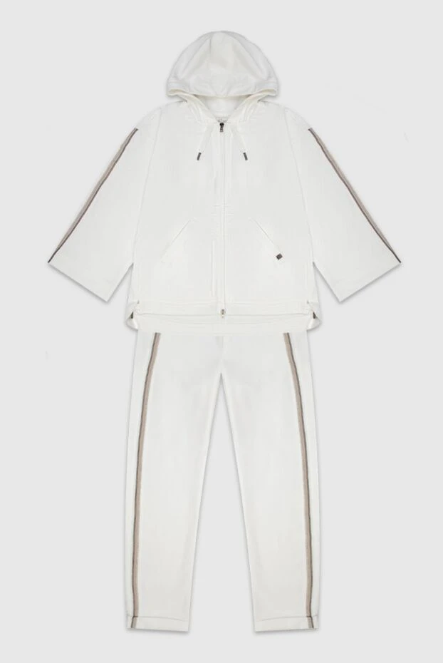 Walking suit made of cotton and elastane white for women