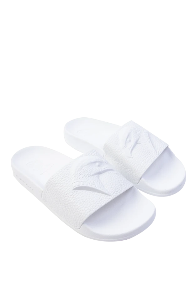 Stefano Ricci white leather slippers for men 169114 - photo 3