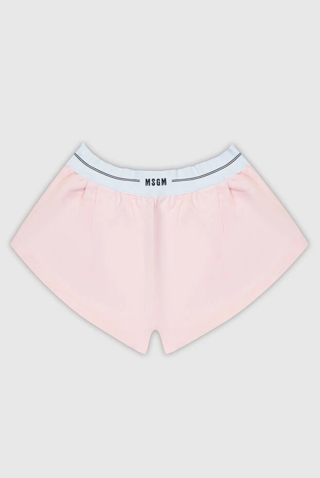 MSGM woman pink cotton shorts for women buy with prices and photos 169134 - photo 1
