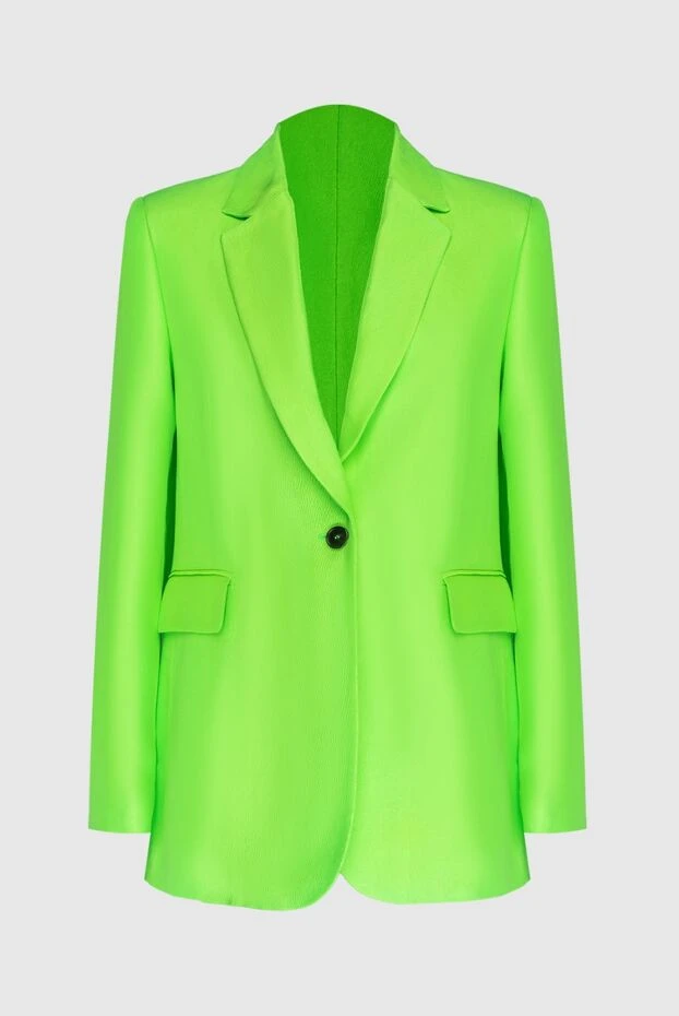 MSGM woman women's green viscose jacket buy with prices and photos 169136 - photo 1