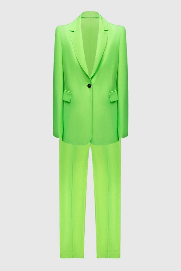 MSGM женские костюм брючный из вискозы зеленый женский купить с ценами и фото 169137 - фото 1
