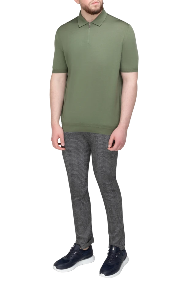 Stefano Ricci green silk polo for men 169162 - photo 2