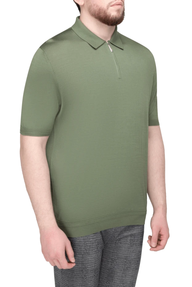 Stefano Ricci green silk polo for men 169162 - photo 3