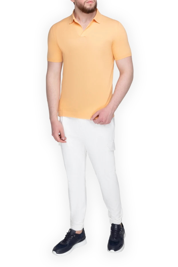 Loro Piana polo made of cotton yellow for men 195731 - photo 2