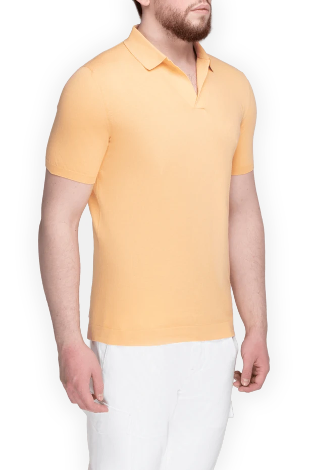 Loro Piana polo made of cotton yellow for men 195731 - photo 3