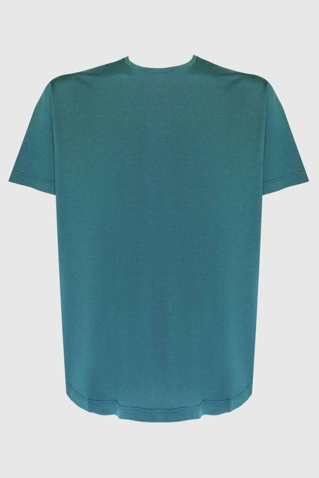 Loro Piana мужские футболка из шелка и хлопка зеленая мужская купить с ценами и фото 169189 - фото 1