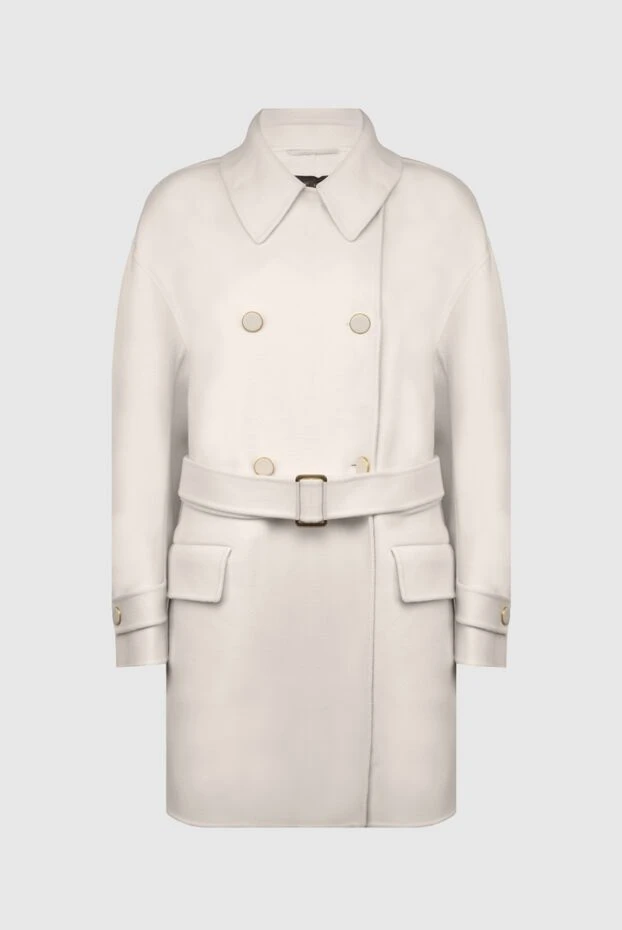 Loro Piana woman women's white cashmere coat buy with prices and photos 169208 - photo 1