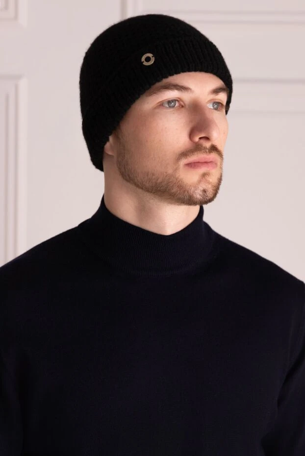 Loro Piana man cashmere hat black for men buy with prices and photos 169217 - photo 2