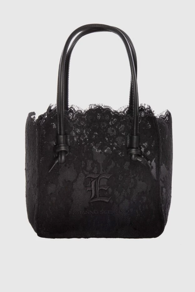 Ermanno Scervino women's black lace tote bag 169246 - photo 1