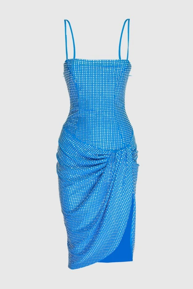 Giuseppe Di Morabito женские платье из полиэстера и эластана голубое женское купить с ценами и фото 169265 - фото 1
