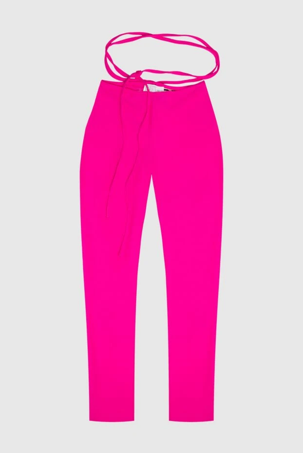 Giuseppe Di Morabito woman pink polyamide and elastane trousers for women 169267 - photo 1