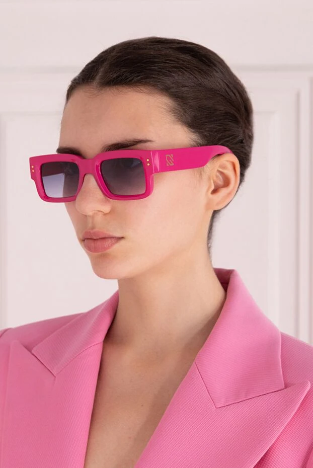 Giuseppe Di Morabito женские очки из ацетата розовые женские купить с ценами и фото 169274 - фото 2