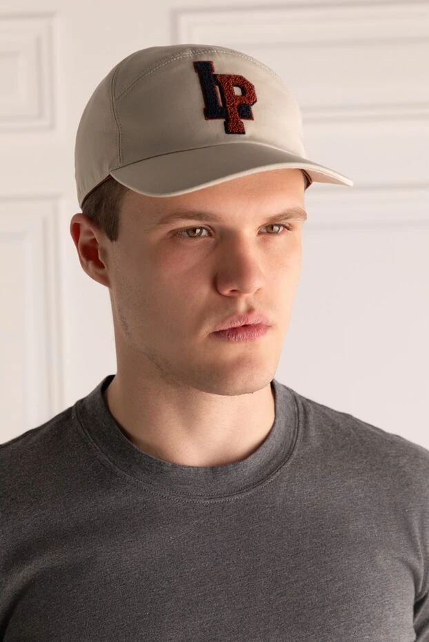 Loro Piana man white cotton and polyamide cap for men buy with prices and photos 169281 - photo 2