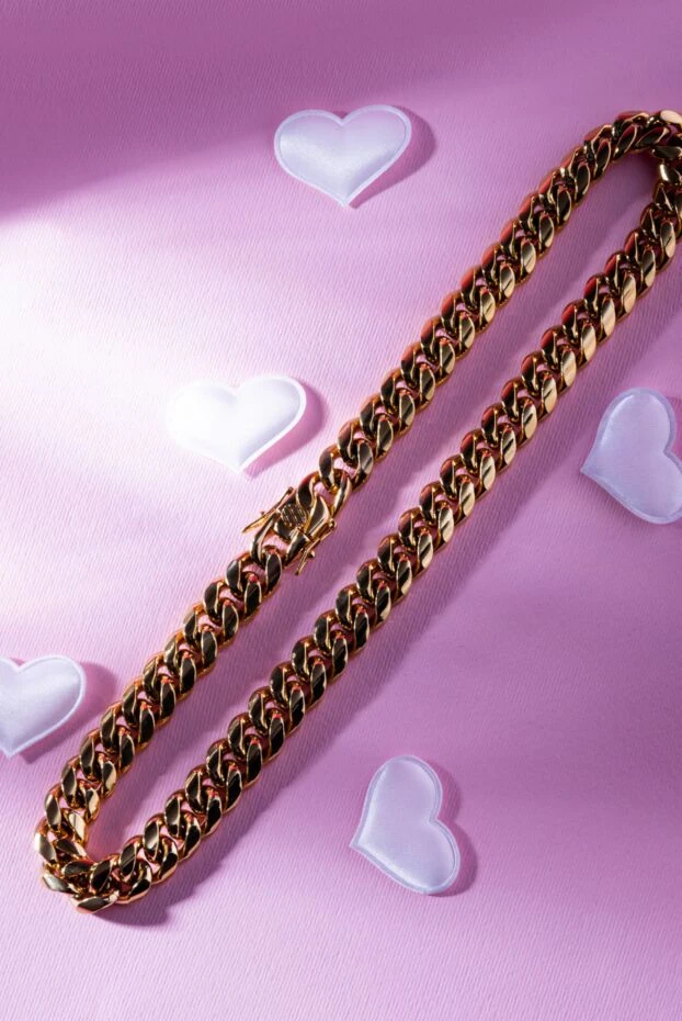 Fallon women's yellow chain with logo 169344 - photo 2