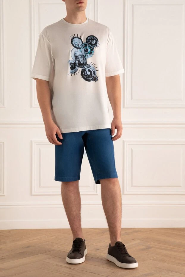 Scissor Scriptor мужские шорты из хлопка и полиамида синие мужские купить с ценами и фото 169375 - фото 2