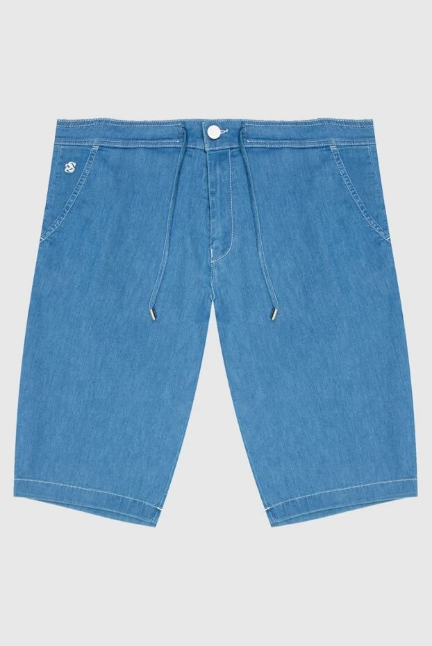 Scissor Scriptor мужские шорты из хлопка и полиамида голубые мужские купить с ценами и фото 169377 - фото 1
