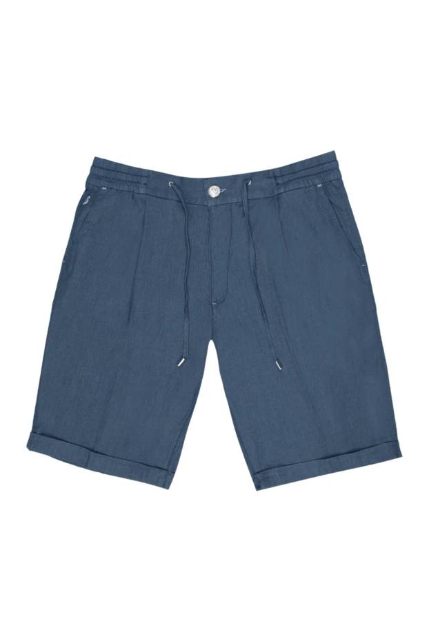 Scissor Scriptor man cotton and polyurethane shorts blue for men 169382 - photo 1