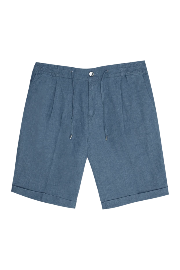 Scissor Scriptor man cotton and linen shorts blue for men buy with prices and photos 169383 - photo 1
