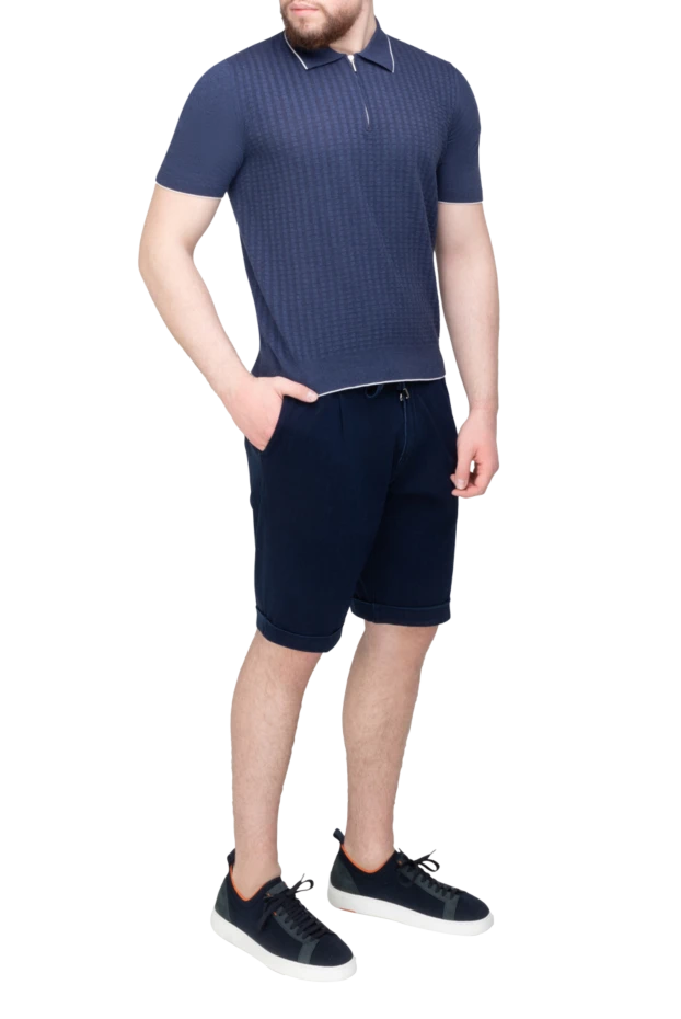 Scissor Scriptor man shorts blue for men buy with prices and photos 169394 - photo 2
