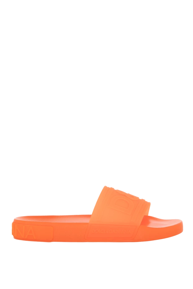 Dolce & Gabbana woman orange rubber flip-flops for women buy with prices and photos 169473 - photo 1