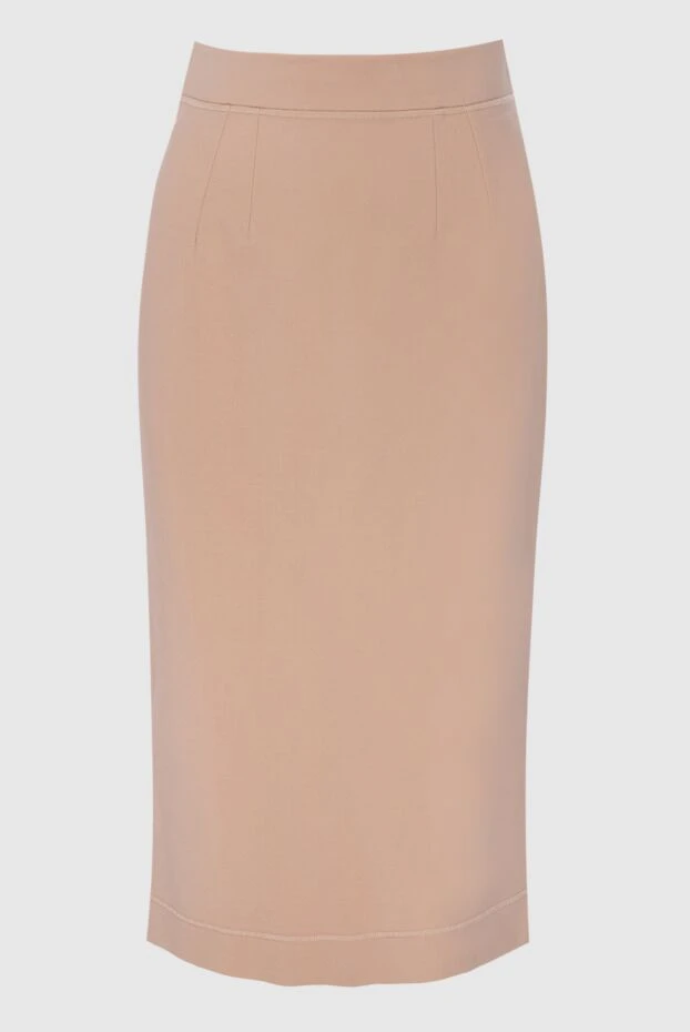 Dolce & Gabbana женские юбка бежевая женская купить с ценами и фото 169475 - фото 1
