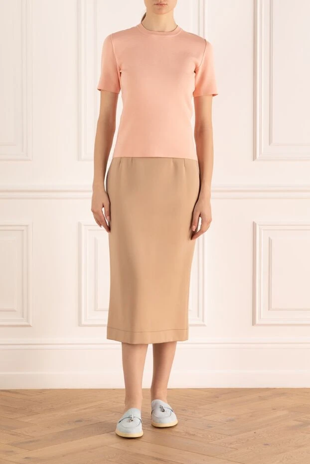 Dolce & Gabbana woman beige polyester skirt for women buy with prices and photos 169475 - photo 2
