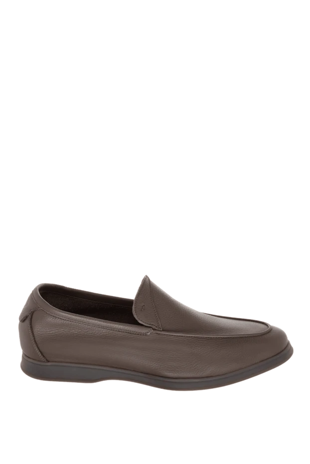 Andrea Ventura brown leather loafers for men 169523 - photo 1