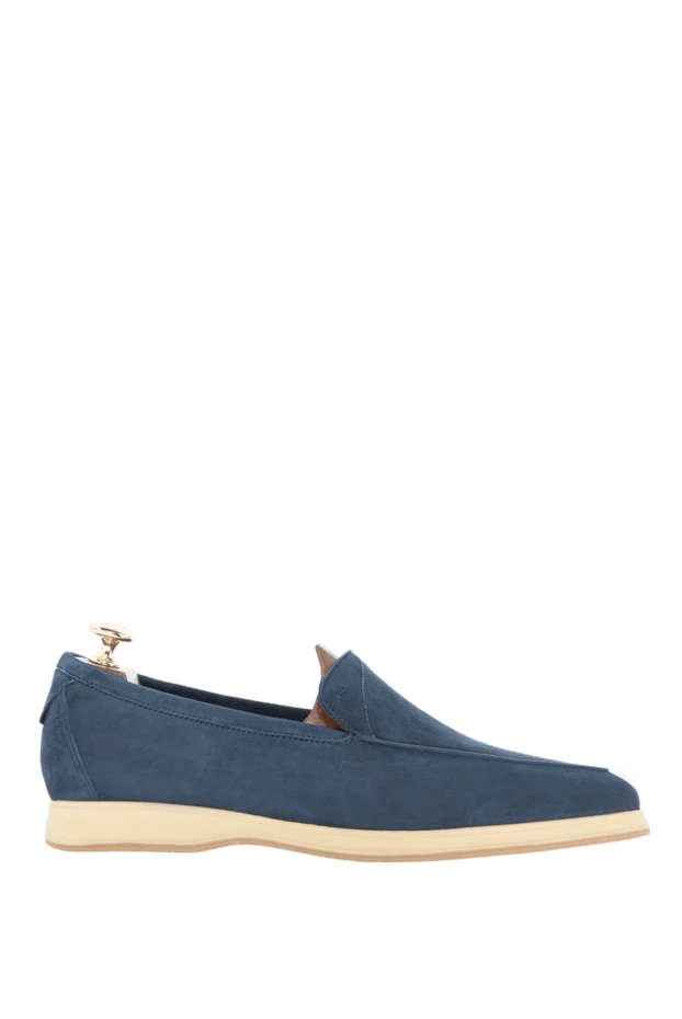 Andrea Ventura man blue suede loafers for men buy with prices and photos 169525 - photo 1