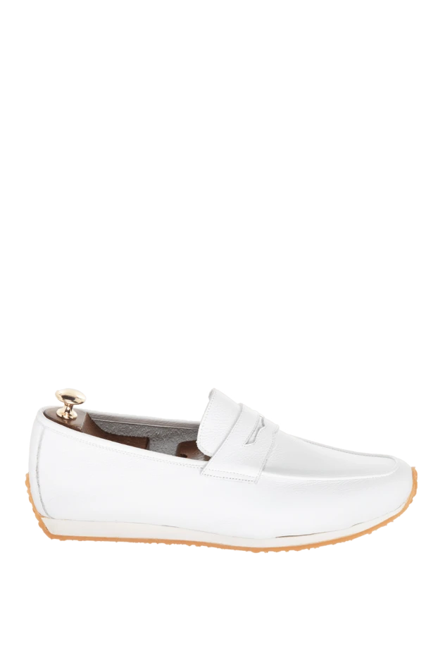 Andrea Ventura man white leather drivers for men buy with prices and photos 169537 - photo 1