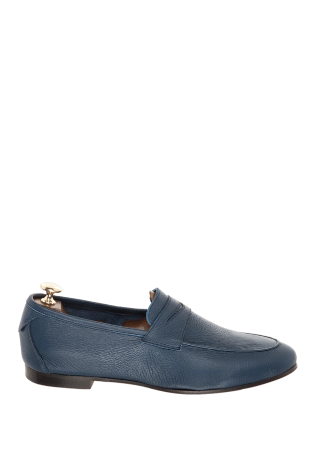 Andrea Ventura man blue leather loafers for men buy with prices and photos 169540 - photo 1