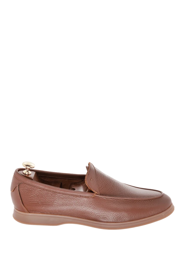 Andrea Ventura man brown leather loafers for men buy with prices and photos 169546 - photo 1