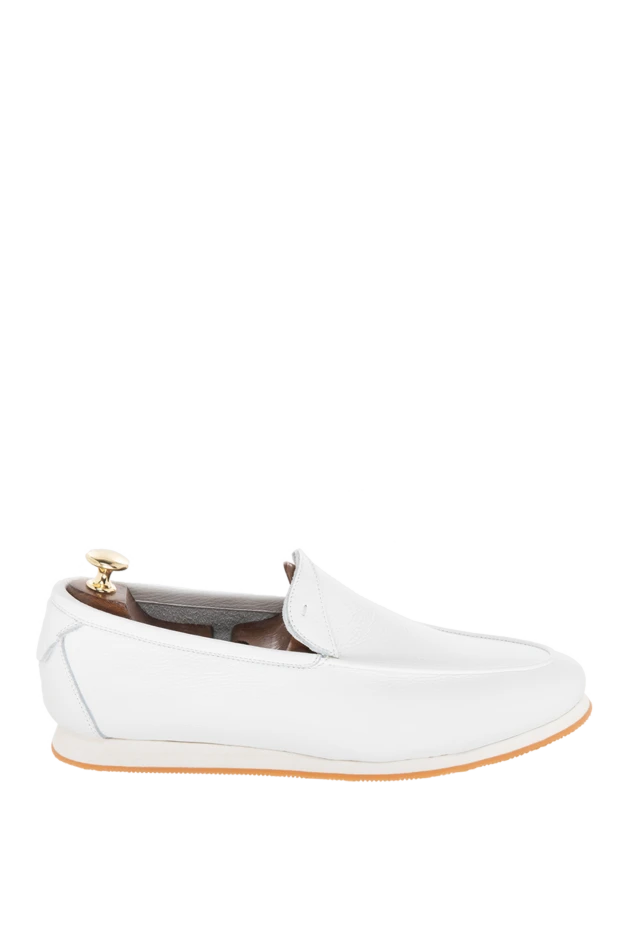 Andrea Ventura man white leather loafers for men buy with prices and photos 169548 - photo 1