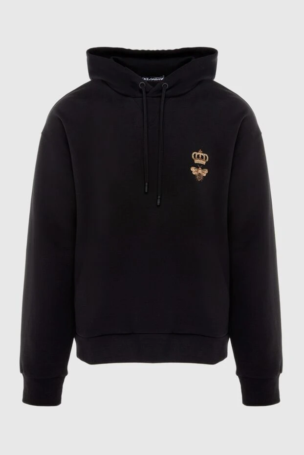 Dolce & Gabbana hoodie for men made of cotton and polyester black 169615 - photo 1