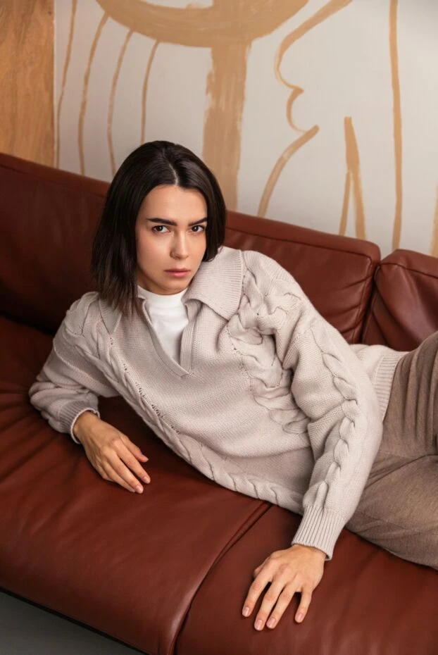 Loro Piana t-shirt white women's cotton basic 169625 - photo 2