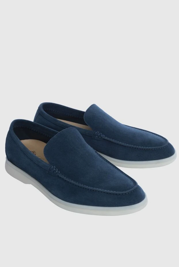 Loro Piana man blue suede loafers for men buy with prices and photos 169649 - photo 2